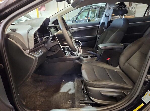 KMHD74LFXLU928914 2020 HYUNDAI ELANTRA Black Vista interior delantera