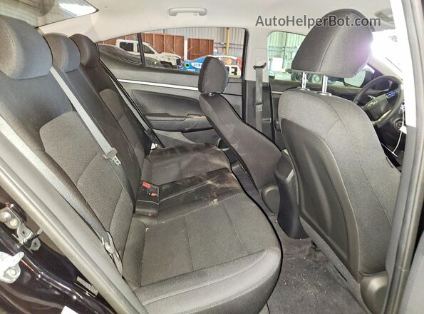 KMHD74LFXLU928914 2020 HYUNDAI ELANTRA Black Vista de los asientos traseros
