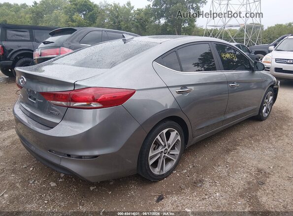 KMHD84LF0HU263980 2017 HYUNDAI ELANTRA Gray Задня права чверть