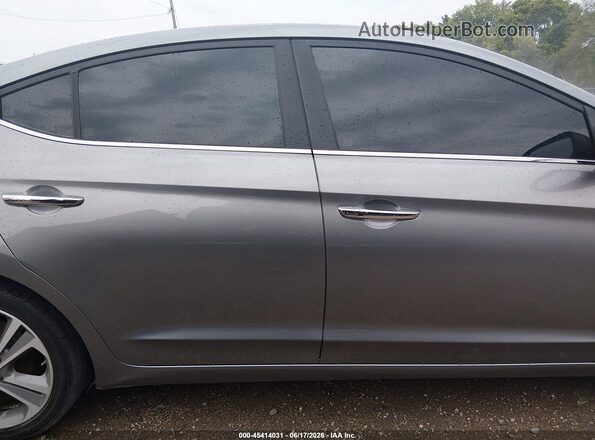 KMHD84LF0HU263980 2017 HYUNDAI ELANTRA Gray Панорамний вид салону 360°