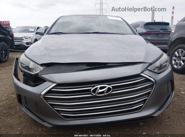 KMHD84LF0HU263980 2017 HYUNDAI ELANTRA Gray Вид задньої частини салону