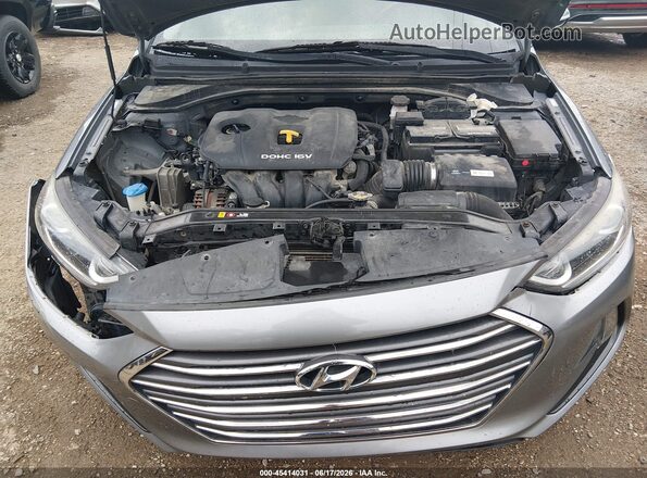 KMHD84LF0HU263980 2017 HYUNDAI ELANTRA Gray Вид ззаду