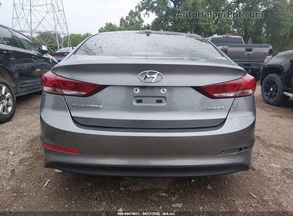 KMHD84LF0HU263980 2017 HYUNDAI ELANTRA Gray 