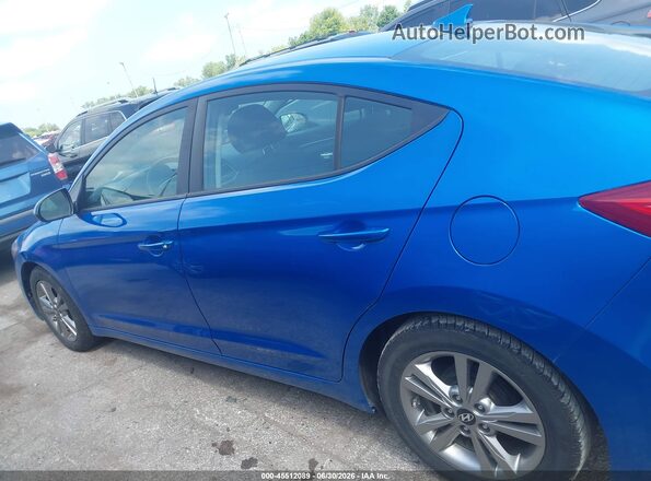 KMHD84LF0HU327063 2017 HYUNDAI ELANTRA Blue Панорамний вид салону 360°