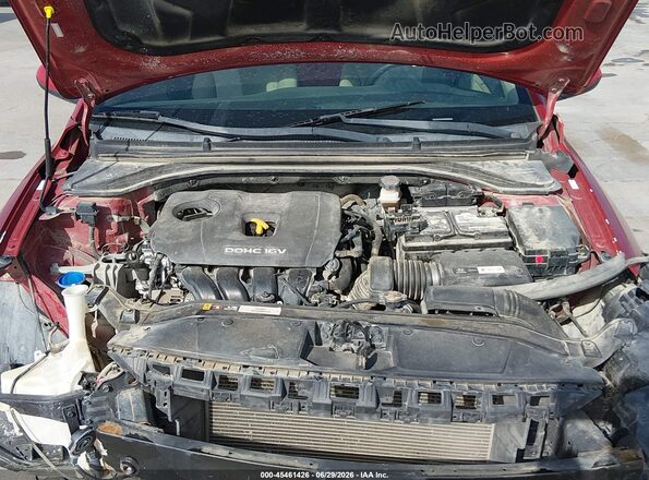 KMHD84LF0HU378661 2017 HYUNDAI ELANTRA Red Rear view