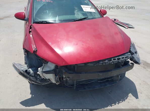 KMHD84LF0HU378661 2017 HYUNDAI ELANTRA Red Front view