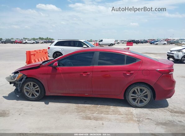 KMHD84LF0HU378661 2017 HYUNDAI ELANTRA Red 