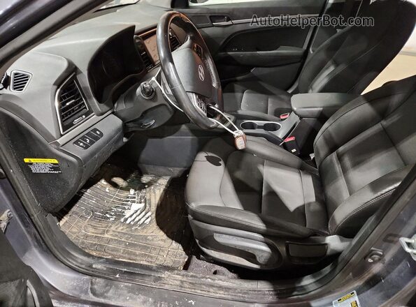 KMHD84LF0HU425283 2017 HYUNDAI ELANTRA Gray 