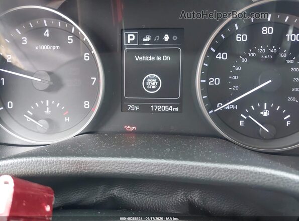 KMHD84LF0HU429608 2017 HYUNDAI ELANTRA Blue უკანა სავარძლების ხედი