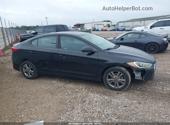 KMHD84LF0HU429608 2017 HYUNDAI ELANTRA Blue უკანა სალონის ხედი