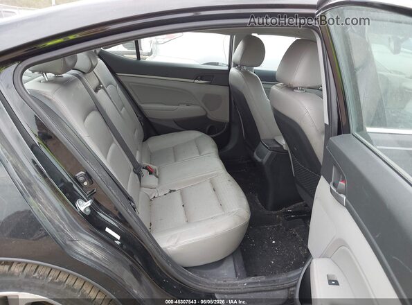 KMHD84LF0JU547860 2018 HYUNDAI ELANTRA Black Widok naklejki z numerem VIN