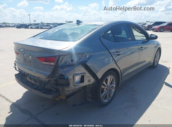 KMHD84LF0JU560348 2018 HYUNDAI ELANTRA Gray Tył prawy
