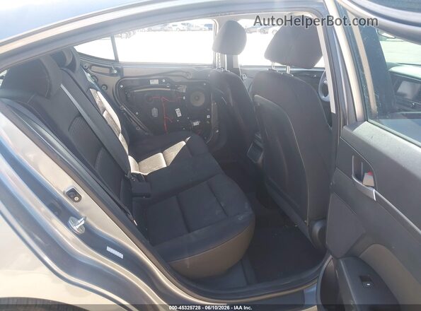 KMHD84LF0JU560348 2018 HYUNDAI ELANTRA Gray Widok naklejki z numerem VIN