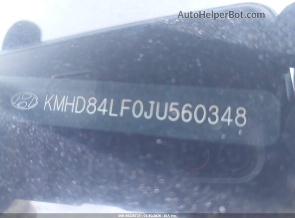 KMHD84LF0JU560348 2018 HYUNDAI ELANTRA Gray Widok komory silnika