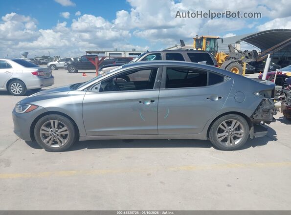 KMHD84LF0JU560348 2018 HYUNDAI ELANTRA Gray 