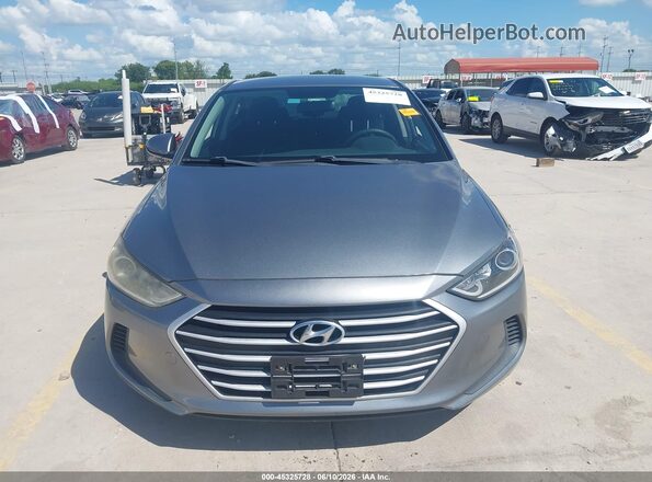 KMHD84LF0JU560348 2018 HYUNDAI ELANTRA Gray Widok wnętrza z tyłu