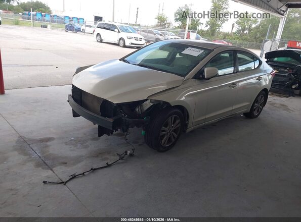 KMHD84LF0JU575738 2018 HYUNDAI ELANTRA Gold Przód lewy