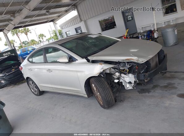 KMHD84LF0JU575738 2018 HYUNDAI ELANTRA Gold Widok zestawu wskaźników