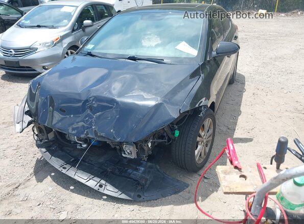 KMHD84LF0JU577571 2018 HYUNDAI ELANTRA Black Vista tres cuartos delantera izquierda