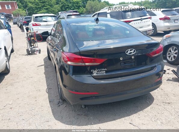 KMHD84LF0JU577571 2018 HYUNDAI ELANTRA Black Trasero izquierdo