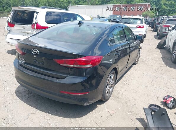 KMHD84LF0JU577571 2018 HYUNDAI ELANTRA Black Trasero derecho