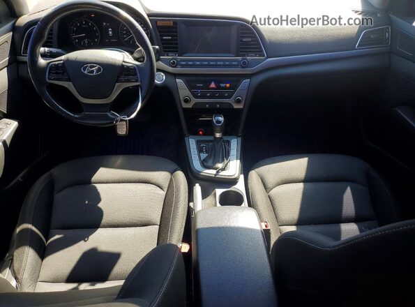KMHD84LF0JU579773 2018 HYUNDAI ELANTRA Оранжевый Вид панели приборов