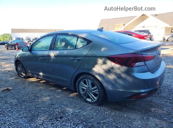 KMHD84LF0KU770076 2019 HYUNDAI ELANTRA Silver Trasero izquierdo