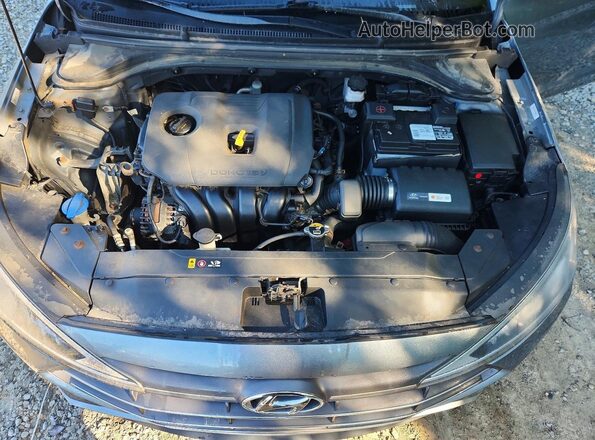 KMHD84LF0KU770076 2019 HYUNDAI ELANTRA Silver Vista interior trasera