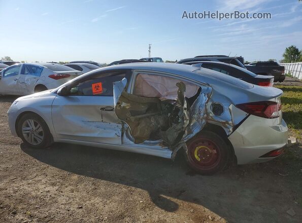 KMHD84LF0KU874437 2019 HYUNDAI ELANTRA Silver Rear left