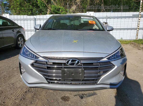 KMHD84LF0KU874437 2019 HYUNDAI ELANTRA Silver Front view
