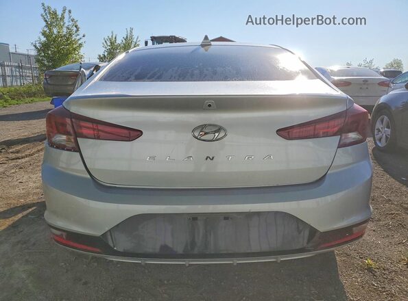 KMHD84LF0KU874437 2019 HYUNDAI ELANTRA Silver Rear view