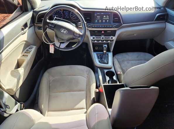 KMHD84LF0LU000798 2020 HYUNDAI ELANTRA Black Vista del salpicadero