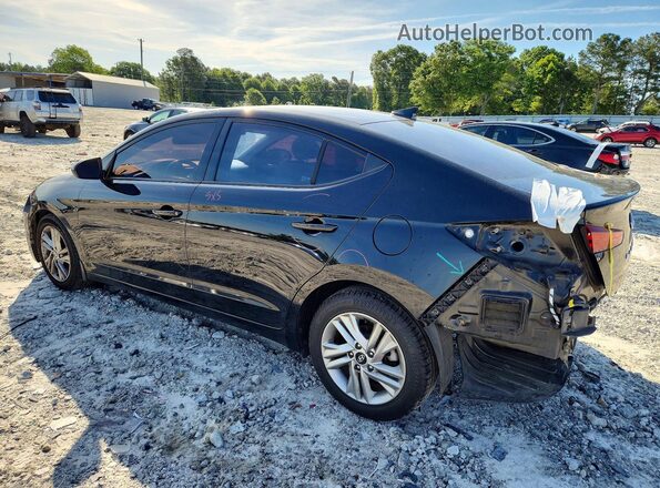 KMHD84LF0LU000798 2020 HYUNDAI ELANTRA Black Trasero izquierdo