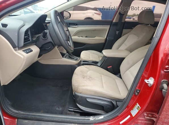 KMHD84LF0LU014801 2020 HYUNDAI ELANTRA Red 