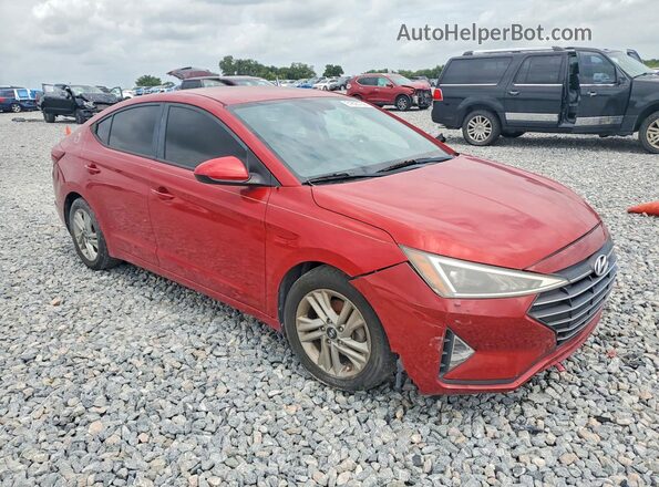 KMHD84LF0LU014801 2020 HYUNDAI ELANTRA Red 