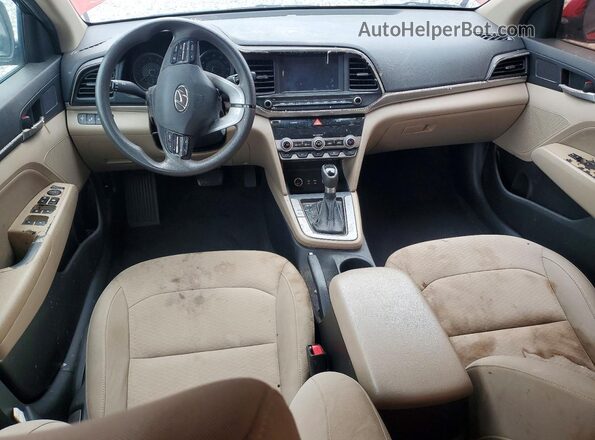KMHD84LF0LU014801 2020 HYUNDAI ELANTRA Red 
