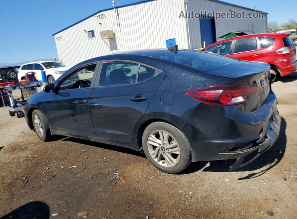 KMHD84LF0LU080538 2020 HYUNDAI ELANTRA Black უკანა მარცხენა
