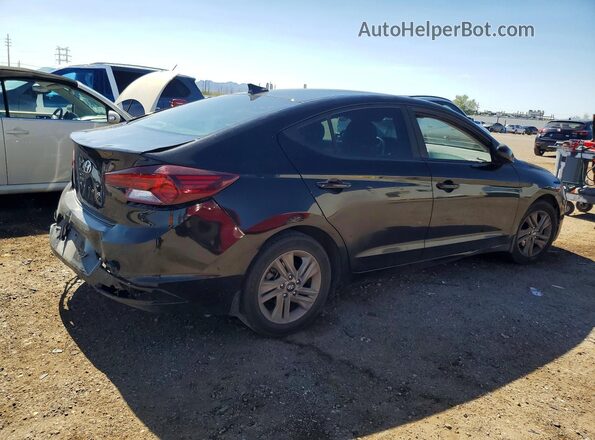 KMHD84LF0LU080538 2020 HYUNDAI ELANTRA Black უკანა მარჯვენა