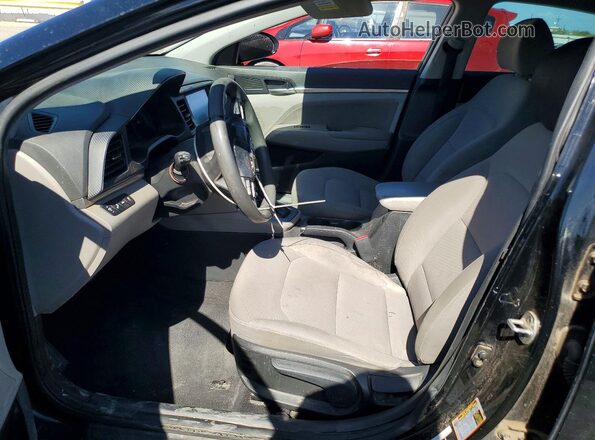 KMHD84LF0LU080538 2020 HYUNDAI ELANTRA Black წინა სალონის ხედი