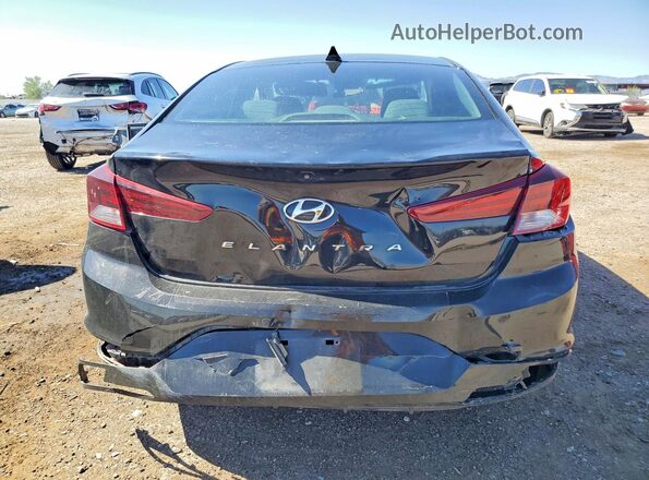 KMHD84LF0LU080538 2020 HYUNDAI ELANTRA Black უკანა ხედი