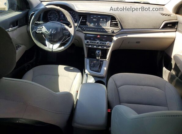 KMHD84LF0LU080538 2020 HYUNDAI ELANTRA Black წინა პანელის ხედი