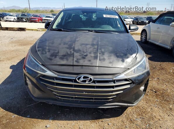 KMHD84LF0LU080538 2020 HYUNDAI ELANTRA Black წინა ხედი