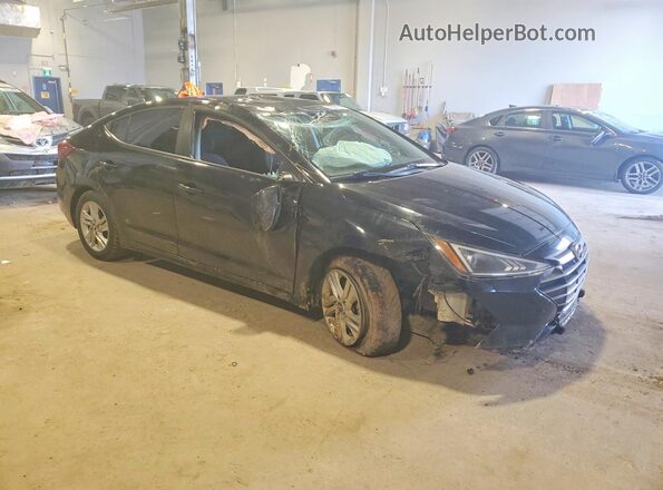 KMHD84LF0LU913223 2020 HYUNDAI ELANTRA Black Przód prawy