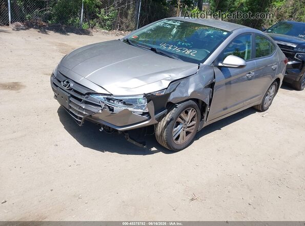 KMHD84LF0LU938140 2020 HYUNDAI ELANTRA Brown Առջևի ձախ երեք քառորդ տեսարան