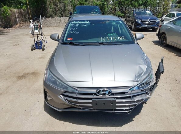 KMHD84LF0LU938140 2020 HYUNDAI ELANTRA Brown Սարքավորումների վահանակի տեսք