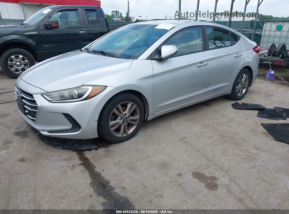 KMHD84LF1HU164584 2017 HYUNDAI ELANTRA Silver Передня ліва чверть
