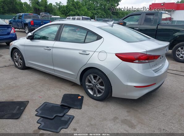 KMHD84LF1HU164584 2017 HYUNDAI ELANTRA Silver Задня ліва чверть