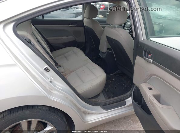 KMHD84LF1HU164584 2017 HYUNDAI ELANTRA Silver Вид наклейки з VIN-кодом