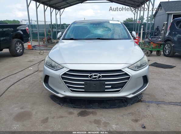 KMHD84LF1HU164584 2017 HYUNDAI ELANTRA Silver Вид задньої частини салону