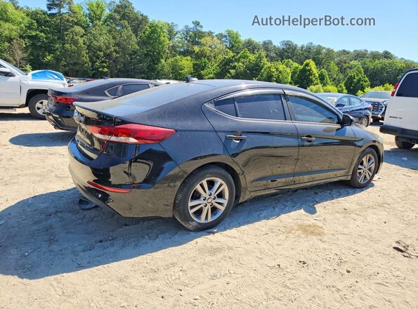 KMHD84LF1HU214285 2017 HYUNDAI ELANTRA Black Rear right